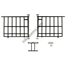 Врата за разплодна клетка за Гълъби двойна - 760 x 390 мм.